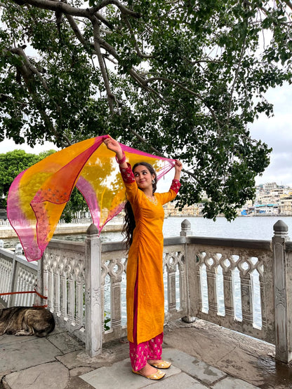 Shaded Straight Suit Set