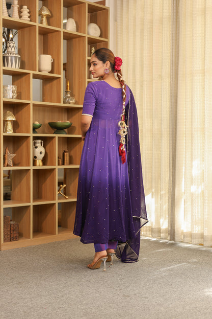 Shaded Kurta Pant Set