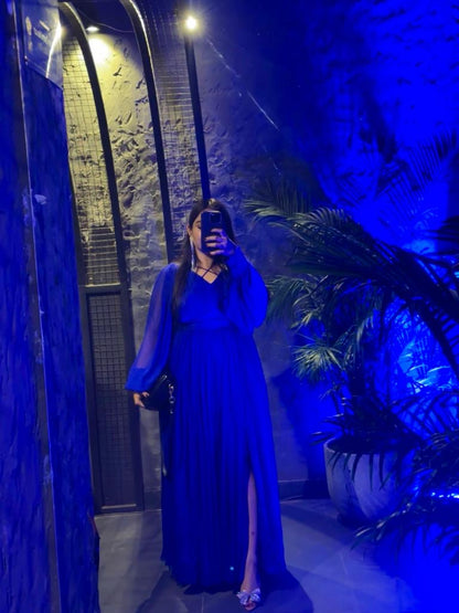 Royal Blue Gown Dress