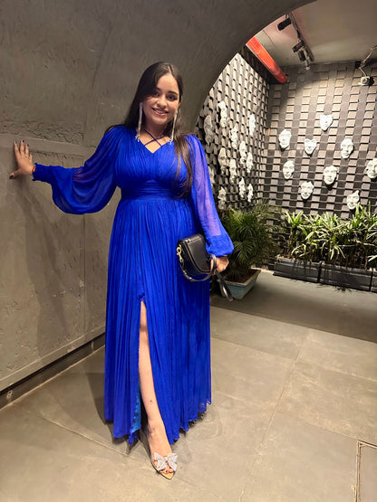 Royal Blue Gown Dress