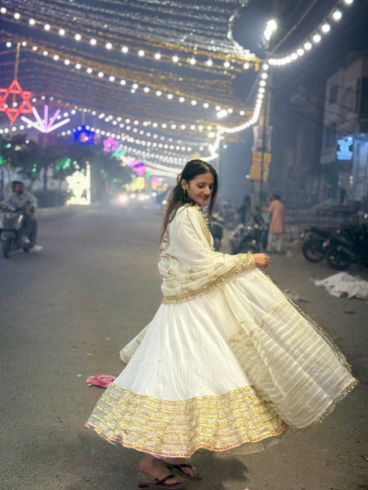 Ivory Noor Anarkali