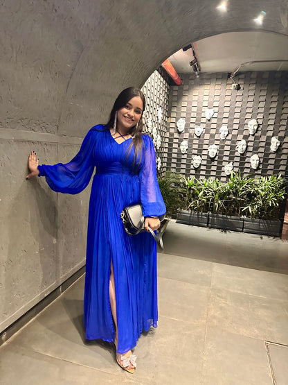 Royal Blue Gown Dress