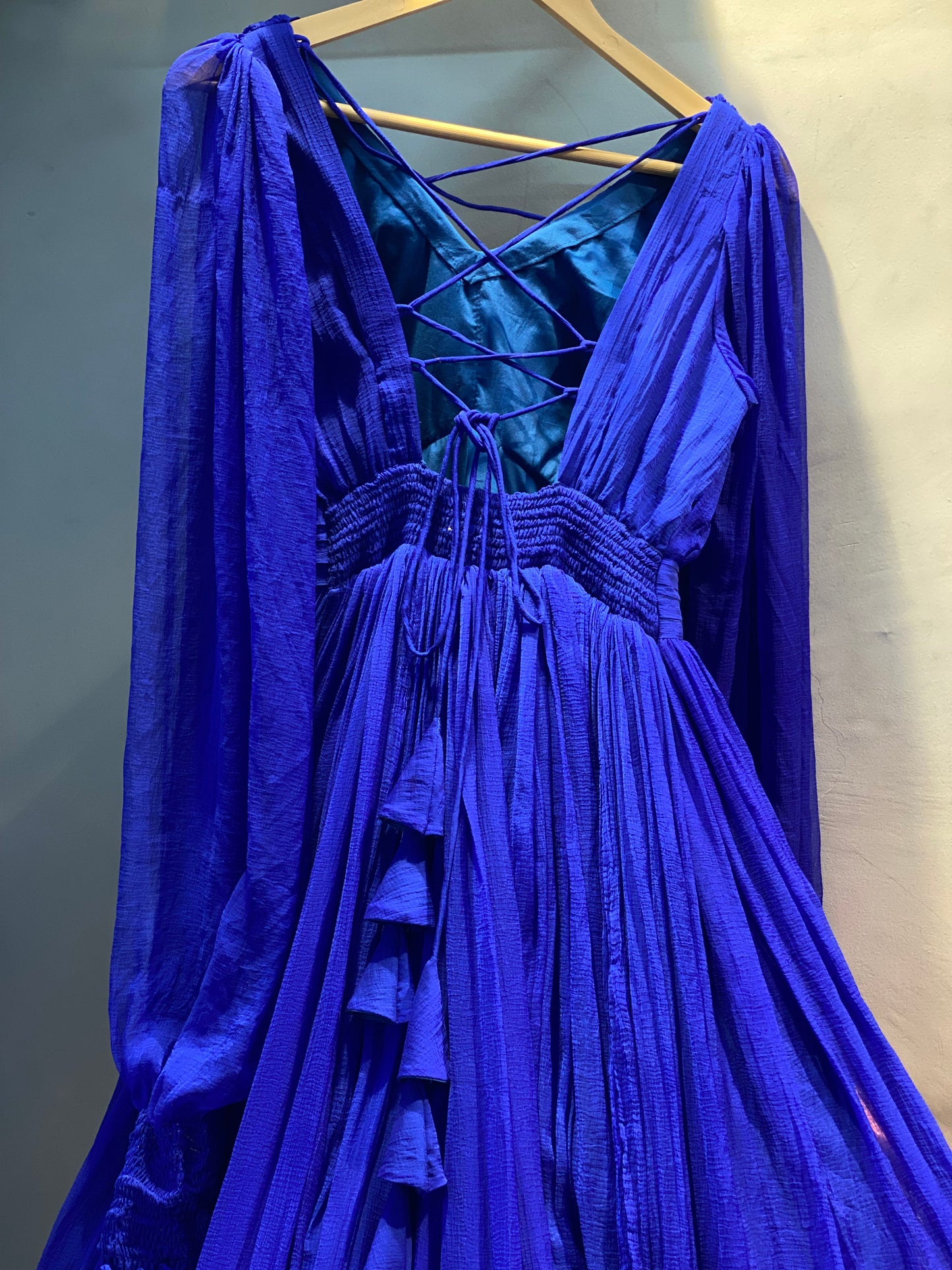 Royal Blue Gown Dress