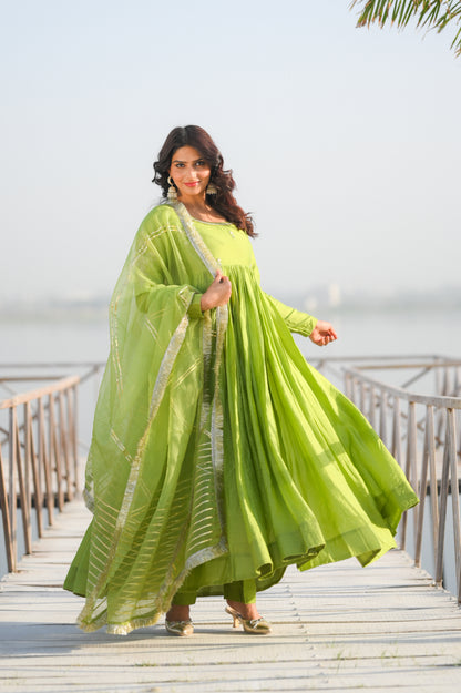 Zora Handwork Anarkali Suit Set