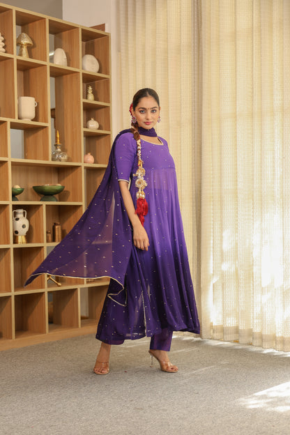 Shaded Kurta Pant Set