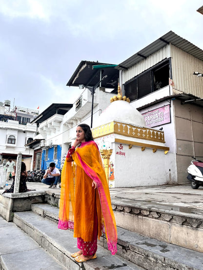 Shaded Straight Suit Set