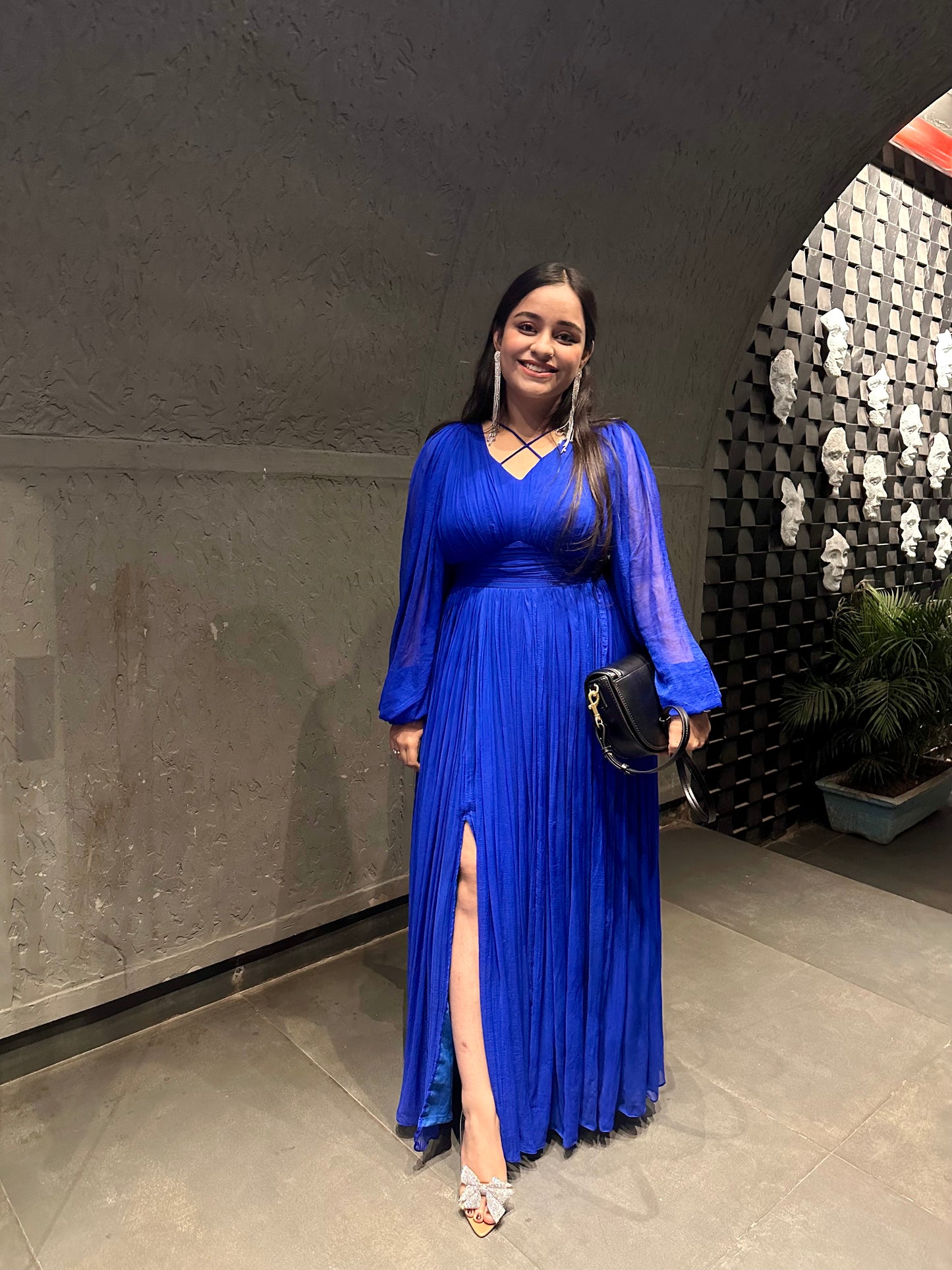 Royal Blue Gown Dress