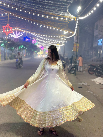 Ivory Noor Anarkali