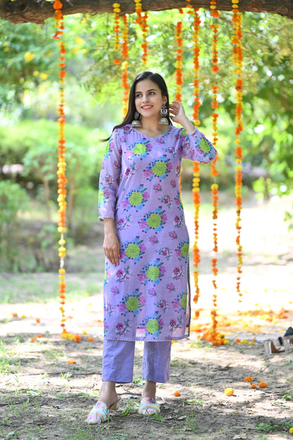 Iris Purple Suit Set