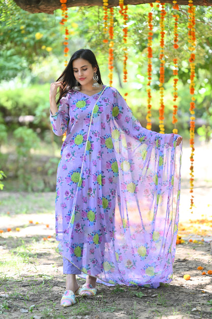 Iris Purple Suit Set