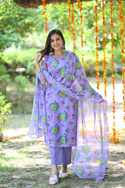 Iris Purple Suit Set