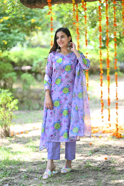 Iris Purple Suit Set