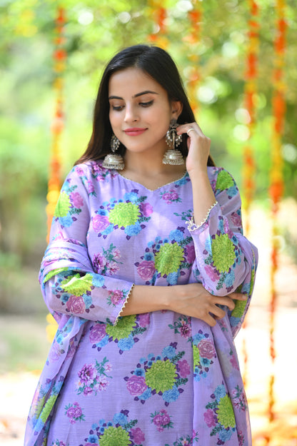 Iris Purple Suit Set